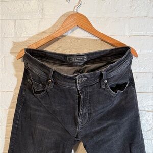 Liverpool Men's Dark Gray Slim Jeans